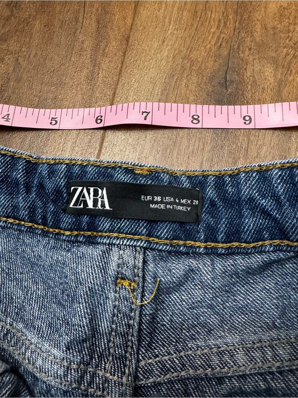 Zara- High-Rise Balloon Jeans - Blue - Picture 6 of 10